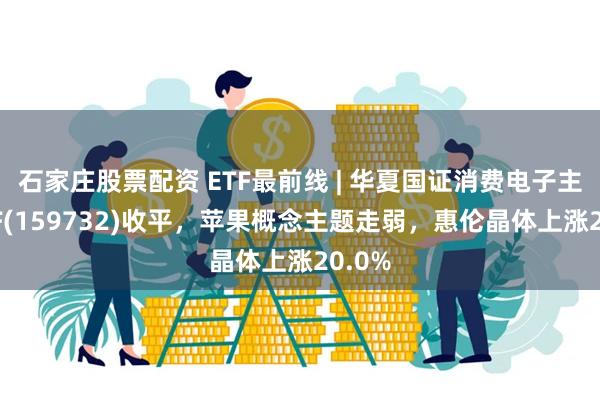 石家庄股票配资 ETF最前线 | 华夏国证消费电子主题ETF(159732)收平，苹果概念主题走弱，惠伦晶体上涨20.0%