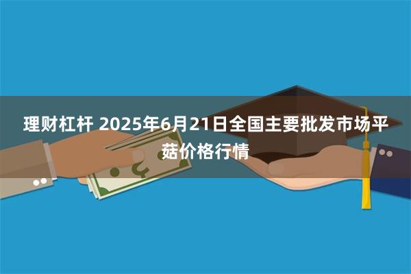 理财杠杆 2025年6月21日全国主要批发市场平菇价格行情
