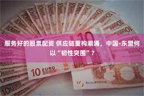 服务好的股票配资 供应链重构潮涌，中国-东盟何以“韧性突围”？